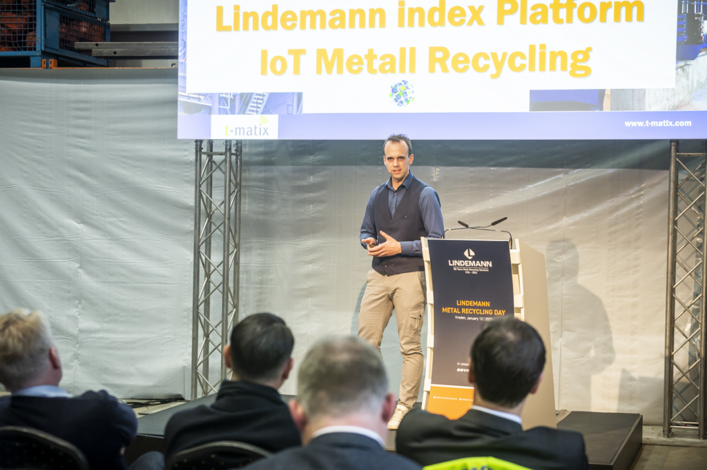 Klemens Häusler Vortrag am Lindemann Metal Recycling Day